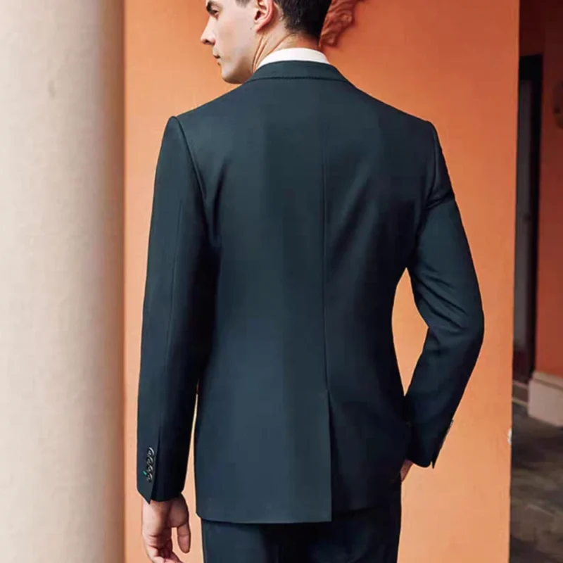 Formal Men's Suits Bridal Attire 3 Pieces Ensemble for Business and Casual Occasions - Image 2