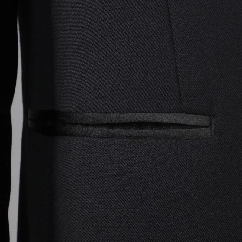 High Quality Men's Wedding Couture Classic Single Breasted Suit Set 2 Pieces - Image 3