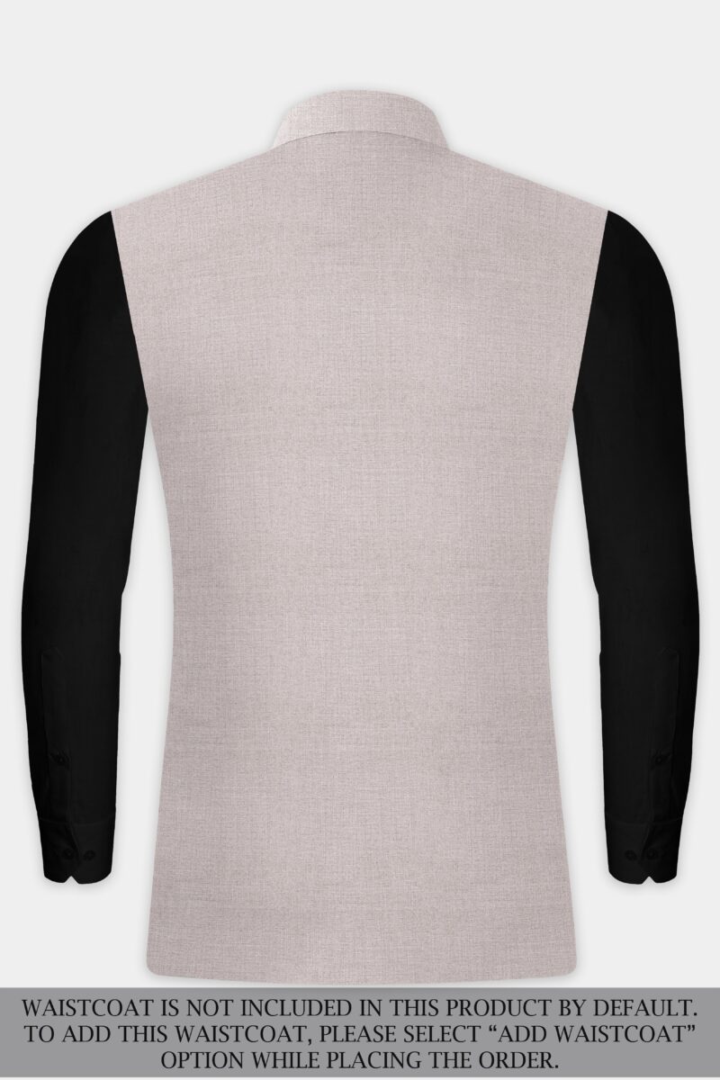 Clamshell Cream Wool Rich Bandhgala Suit - Image 14
