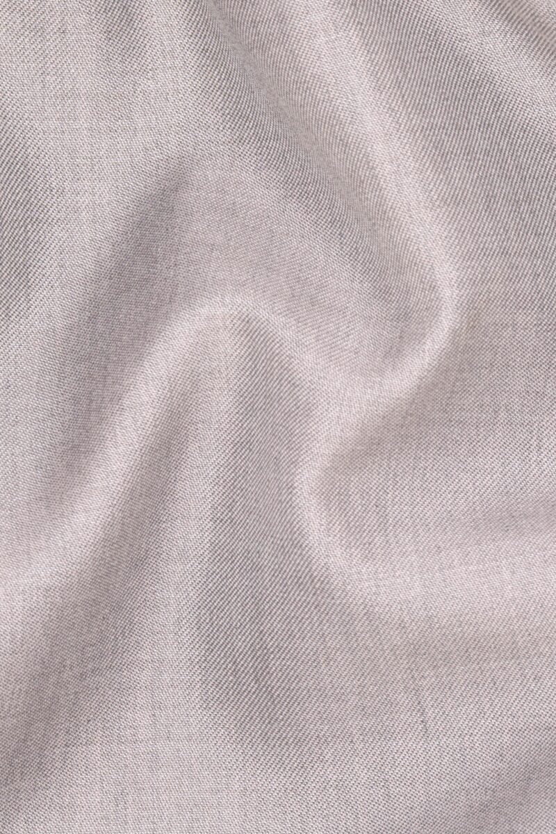 Clamshell Cream Wool Rich Bandhgala Suit - Image 3