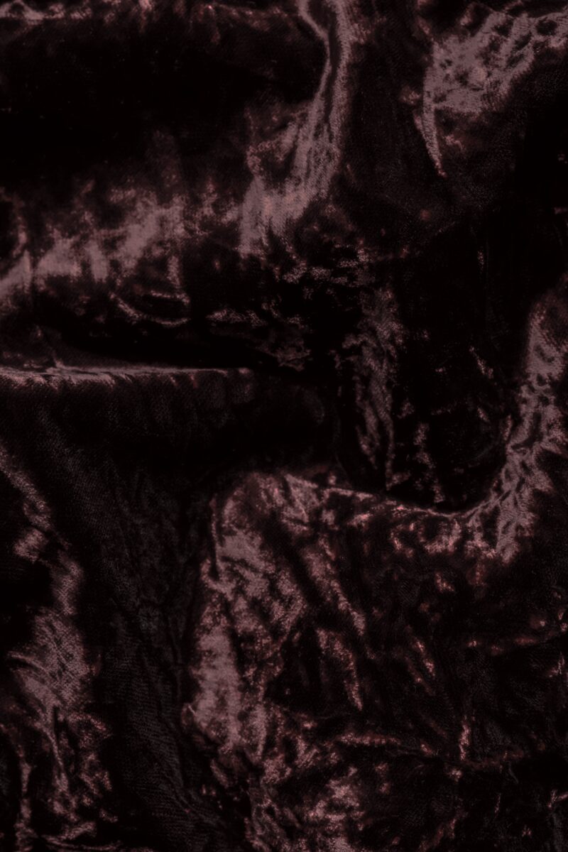 Asphalt Brown Crushed Velvet Bandhgala Suit - Image 3